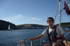 Sailing in front of cawsand and kingsand, cornwall, 2013